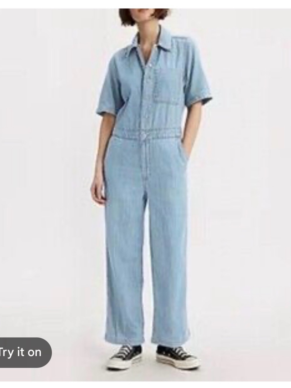 Levi’s Light Blue Women’s Denim Jumpsuit Jeans